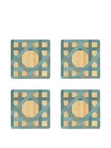Набор epoch из четырех подставок, 10х10 см, Hestialiving, нейтральные цвета