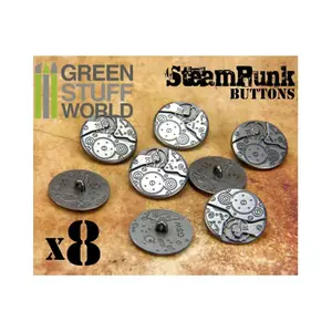 Кнопки движения - серебро, 22 мм, Accessories - Steampunk - Buttons, Cufflinks & Other Apparel