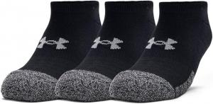 Носки унисекс для взрослых, тренировочные, хлопковые, невидимые (3 шт. в упаковке) Under Armour, Black