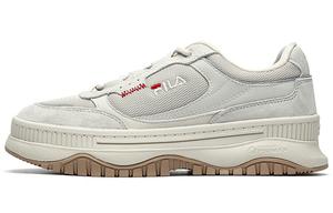 Кроссовки женские грубые низкие, однотонные / коричнево-березовые Fila Fusion