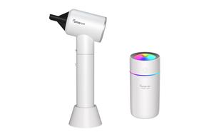 Фен 450W с отрицательными ионами для ухода за волосами, беспроводная сушка, умный термостат и быстрая сушка, воздуходувка RX-097 UMAY