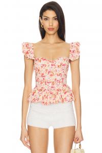 Топ Baylin от Astr The Label, pink multi floral
