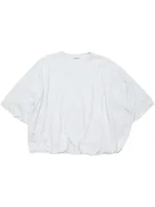 Хлопковая футболка Acne Studios, серый