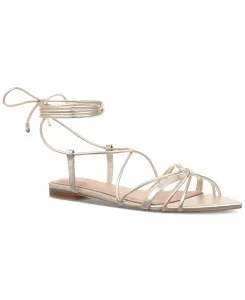 Женские плоские сандалии Kharmaa на шнуровке I.N.C. International Concepts, золотой