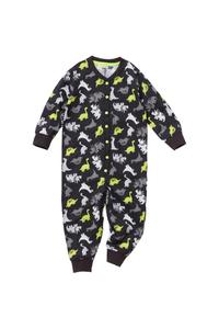 Хлопковый комбинезон с динозавром Bedlam, черный