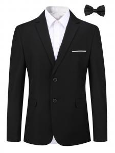 Youthup Костюм Slim fit в черном цвете