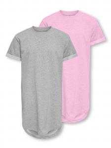 ONLY GIRLS Платье 'KOGIvy' в темно-сером цвете, орхидея