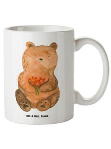 Кружка XL Благодарный без слов в белом цвете Mr. & Mrs. Panda