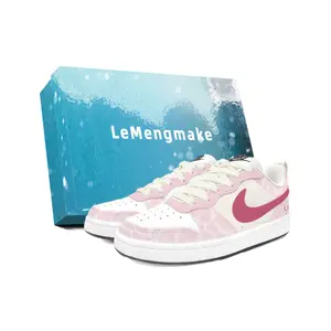 Nike Скользящие устойчивые к истиранию низкие кроссовки для скейтборда court borough white kids'