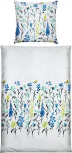 Постельное белье , сине-зеленое, 1x 155x220 см + 1x 80x80 см Erwin Müller