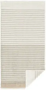 Полотенца Egeria "Марис", (2 шт.), двусторонние с полосками, чистый хлопок 50х100 см (2 шт.), цвет sand