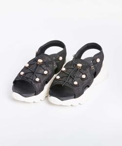 Блестящие сандалии-кроссовки Noela, цвет Black