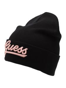 Шапка GUESS BEANIE, черный