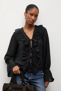 Блуза Answear.Lab, черный