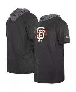 Мужская черная футболка с капюшоном команды San Francisco Giants New Era
