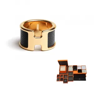 HERMES Olympe металлические кольца унисекс black