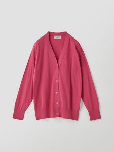 Хлопковый вязаный кардиган с V-образным вырезом и длинными рукавами | S4620 | 30G, стандартный крой