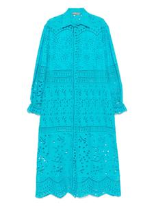 Платье-рубашка макси Ermanno Scervino, синий