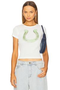 Футболка для малышки "Lucky gal" от The Laundry Room, white