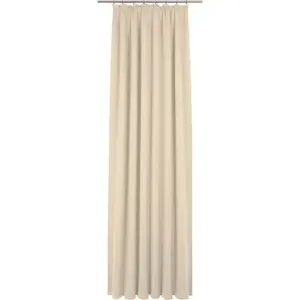Штора Newbury с присборенной лентой, 1 шт. Wirth, бежевый