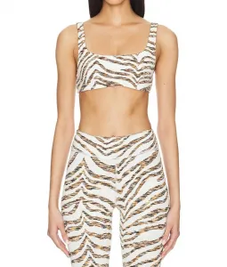 Спортивный бюстгальтер Nika Rory, двусторонний, золотистый, разноцветный The Upside