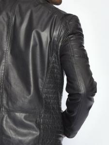 Кожаная куртка Maze, серый