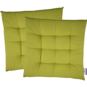 Подушка для сиденья Dove Однотонные стеганые подушки для сиденья DOVE, набор из 2 штук Tom Tailor Home, Grün + unifarben