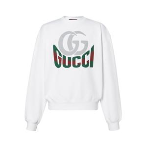 Свитшот с принтом логотипа GUCCI, белый