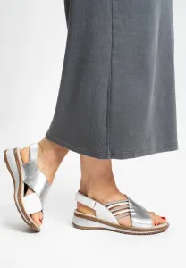 Гавайские сандалии на танкетке Ara, Weiß