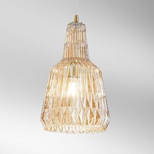 Подвесной светильник Luce Ambiente e Design Galway, цветное стекло/алюминий - 1 лампа - оранжевый