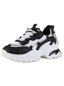 Кроссовки на шнуровке VAN HILL, черный