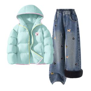 Детская повседневная спортивная одежда Disney, светло-голубой