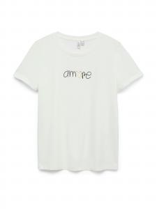 VERO MODA Футболка 'VMIKAMI' в белом цвете