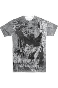 Футболка Batman Knight Life с коротким рукавом для взрослых из 100% полиэстера Gildan, белый