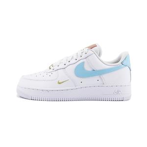Nike Кроссовки для скейтбординга Air Force 1 с противоскользящим покрытием, износостойкие, женские, белые, синие