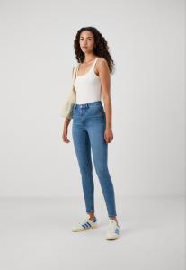 Джинсы облегающие Gina Tricot Tall, синий деним