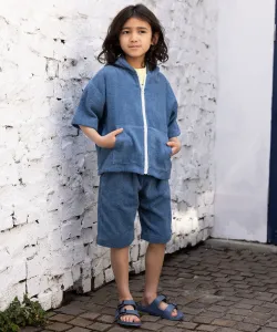 Детская толстовка с капюшоном, толстовка на молнии Jj Camp, цвет Umi