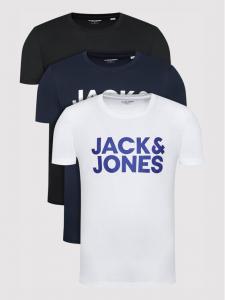 Комплект из 3 футболок стандартного кроя Jack&Jones, мультиколор