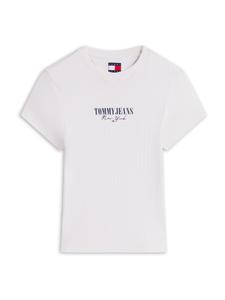 Рубашка Tommy Jeans, от белого