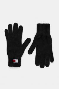 Хлопковые перчатки Tommy Jeans, черный