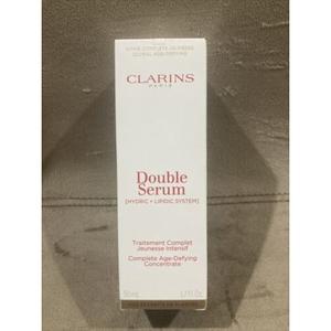 Clarins Double Serum Hydric Lipid System легкая текстура 50 мл абсолютно новая коробка Plus
