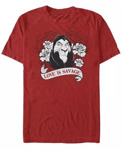 Мужская футболка Love Savage с коротким рукавом и круглым вырезом Fifth Sun, красный