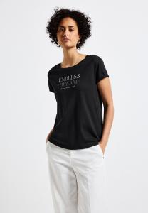 Футболка с принтом Street One, черный
