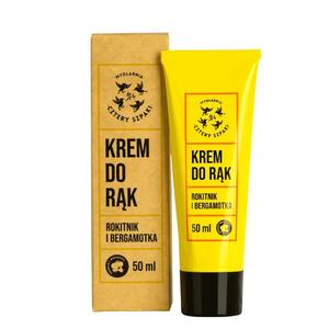 Четыре Скворца, Веганский крем для рук, Облепиха и Бергамот, 50 мл Mydlarnia Cztery Szpaki