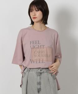 Футболка с принтом, из органзы LAKOLE, розовый