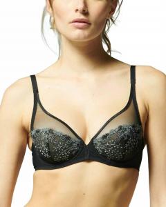 Полноразмерный бюстгальтер пуш-ап с глубоким вырезом в цвете лунный свет Simone Perele, Moonlight