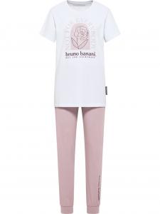 Пижама Bruno Banani BURNETT, розовый/белый
