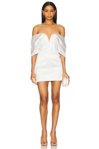 Мини-платье Ariya Nbd, ivory