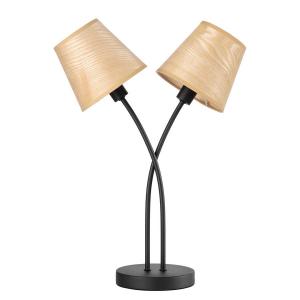 Настольная лампа ONLI Asia, бамбук / железо - количество языков пламени: 2