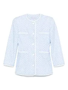 Жакет в горох Rowen Rose, синий